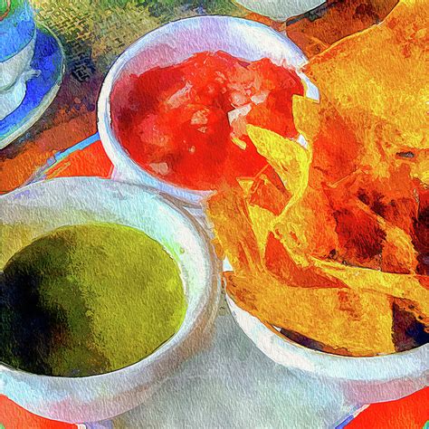 Traditional Mexican Chips and Salsa Photograph by Tatiana Travelways