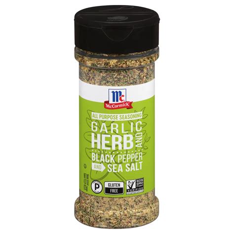 McCormick All Purpose Seasoning Garlic Herb Black Pepper & Sea Salt - Shop Spice mixes at H-E-B