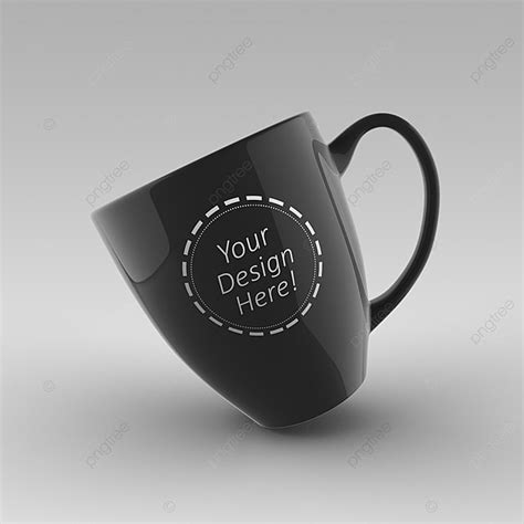 Editable Single Coffee Mug Mockup At An Angle In Front View Template for Free Download on Pngtree