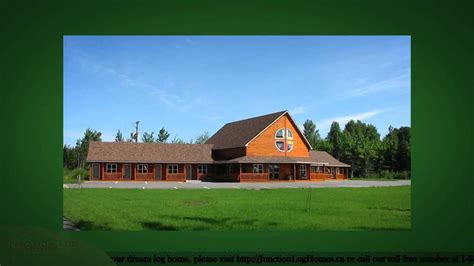 Log Cabin Siding - Junction Log Homes - YouTube