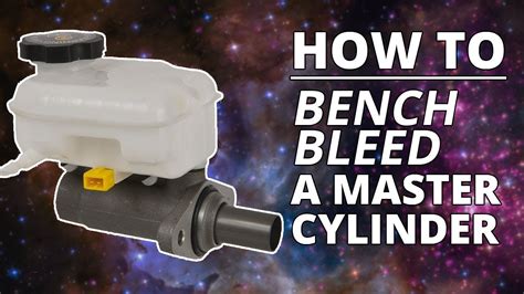 How To DIY Bench Bleed A Master Cylinder - YouTube