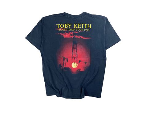 Vintage 1994 Toby Keith Who’s That Man Country Tour Shirt - BIDSTITCH