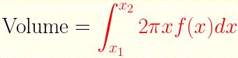 Volume by Cylindrical Shells Method