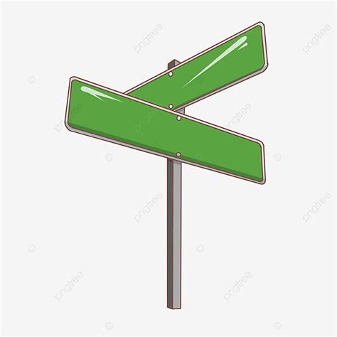 National Park Sign Clipart Hd PNG, Green Park Street Sign Illustration ...