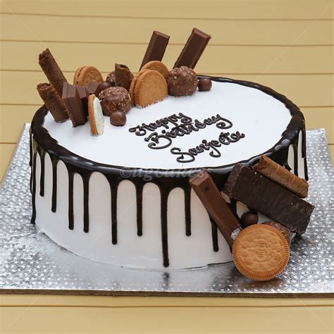 Chocolate Cake with Varieties of Chocolates