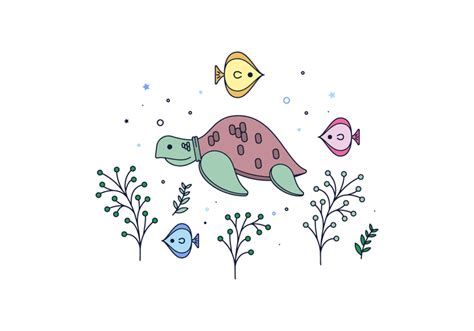 Sea Turtle Vector 139666 Vector Art at Vecteezy