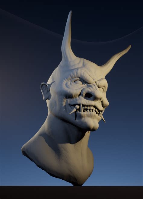 ArtStation - Oni Concept Sculpt