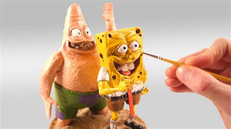 I made Spongebob and Patrick but they're REALISTIC - YouTube