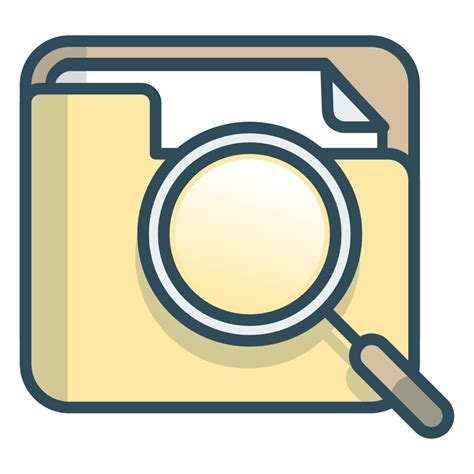 File search Icon | Office Iconset | Vexels