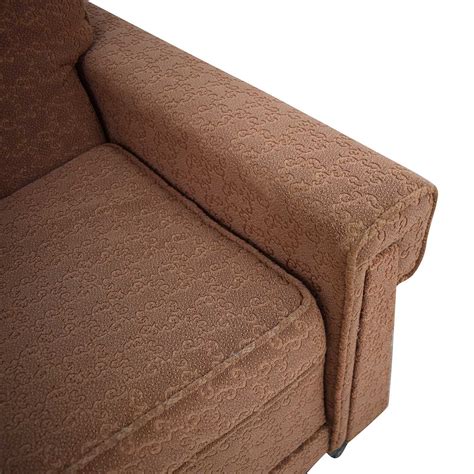 Mid Century Sleeper Sofa Vintage : Mid century vintage pieff faux brown leather and chrome three ...