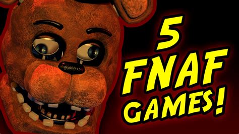 FNAF!? || 5 Five Nights At Freddy's Fan-Games - YouTube