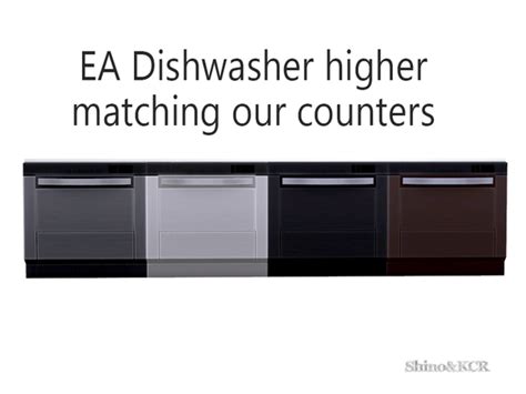 The Sims Resource - Dishwasher like EA, higher, for our Counters