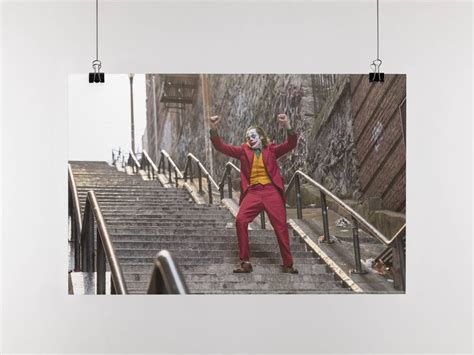 Joker Dancing On Stairs, Limited Edition Wall Art, Hand Drawn Artwork ...