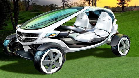 Mercedes-Benz designs visionary Golf Cart - YouTube