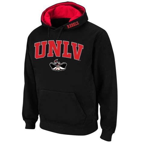 UNLV Rebels Stadium Athletic Arch & Logo Pullover Hoodie - Black - Fanatics.com