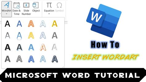 How to Insert WordArt in Microsoft Word 2016 Tutorial | Shapes Tool ...