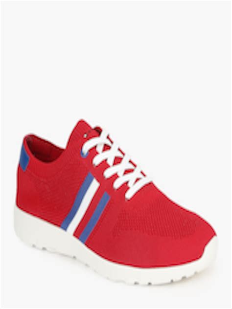 Buy Red Sneakers - Casual Shoes for Men 8229423 | Myntra