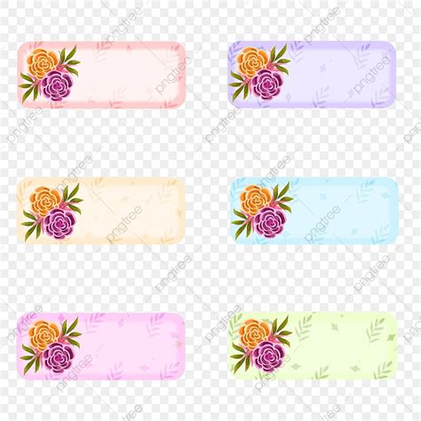 Name Tag Templates, Flower Names, Flower Ornaments, Name Tags, Christmas Gift Tags, Tag Sale ...