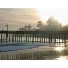 Capitola, CA : Looking down on the beach from a viewpoint on the north end of town photo ...