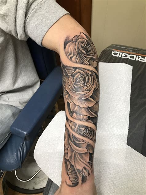 Arm Rose Tattoos For Men Forearm | Best Tattoo Ideas