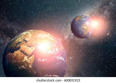 View Planet Earth Twins Elements This Stock Photo 600831923 | Shutterstock