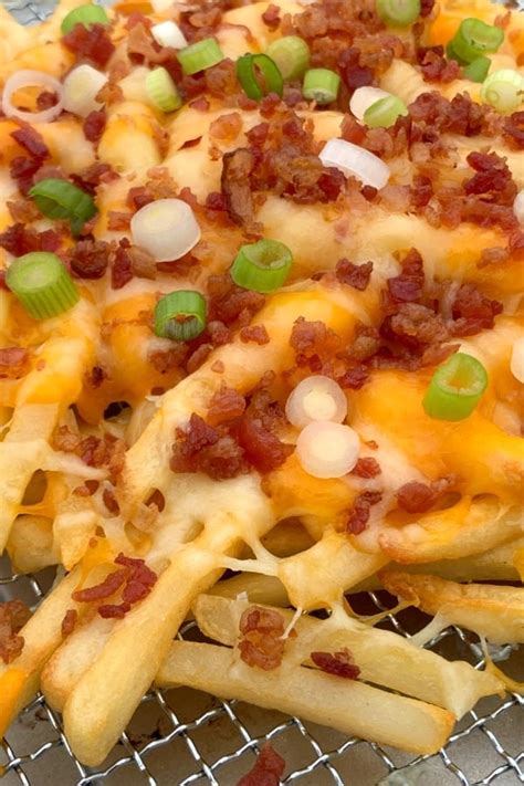 Bacon & Cheese Loaded French Fries - Plowing Through Life