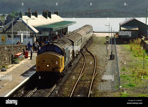 Kyle of lochalsh scotland northern highlands class 37 diesel engine hi ...