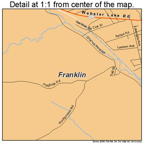 Franklin New Hampshire Street Map 3327380