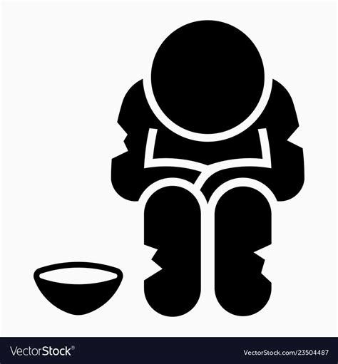 Poverty icon vector image on VectorStock