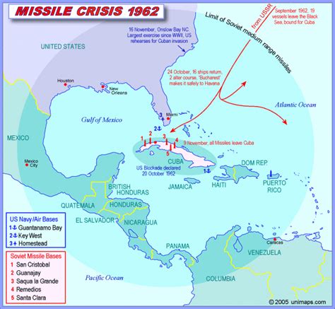 Cuban Missile Crisis Maps