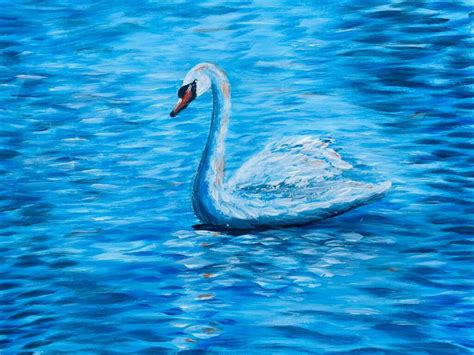 Swan Lake At The Ottoman Kitchen In Woburn Sands - Paint Night Party