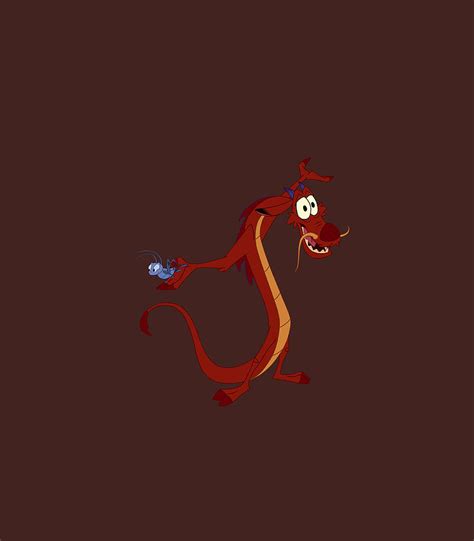 Disney Mulan Mushu Dragon And CriKee Cricket Digital Art by Zohan Mora ...