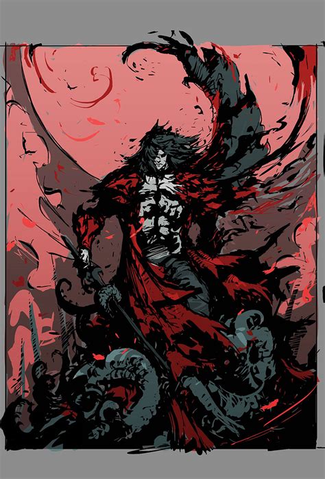 Dracula Poster Concept Art - Castlevania: Lords of Shadow 2 Art Gallery