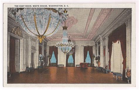 White House East Room Washington DC Vintage by VintagePackRat