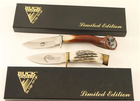 Lot of 2 Limited Edition Buck Knives