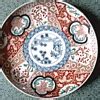 Japanese Porcelain Arita Ware "Imari" Dish /Cobalt,Red and Gold "Kinrande" Decoration / Circa ...