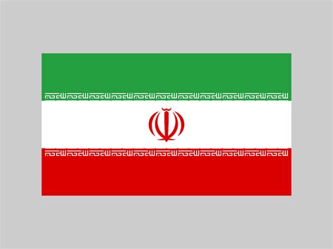 Iran flag, official colors and proportion. Vector illustration. 7584752 ...