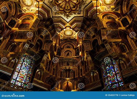 Interior Of Cardiff Castle – Wales, United Kingdom Royalty Free Stock ...