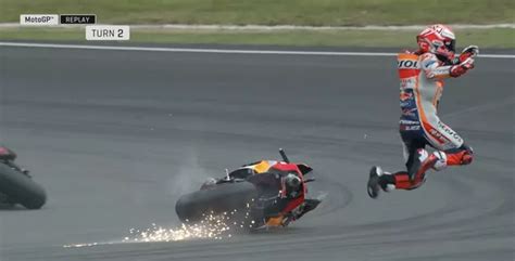 Marc Marquez suffers horrific crash during Malaysia MotoGP qualifying ...