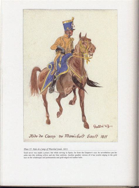 Command and staff: Plate 25: Aide-de-Camp of Marshal Soult, 1811. | Napoleonic wars, Military ...