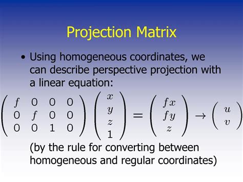 PPT - Homogeneous Coordinates (Projective Space) PowerPoint Presentation - ID:376052