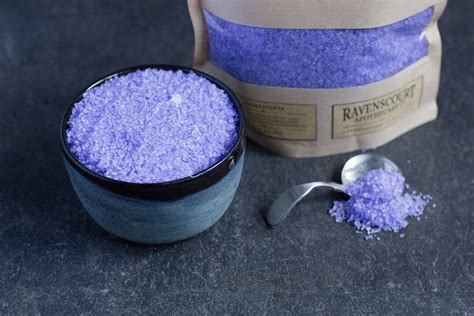 English Lavender bath salt 1 kg - soothing relaxing soak, calming bath salt