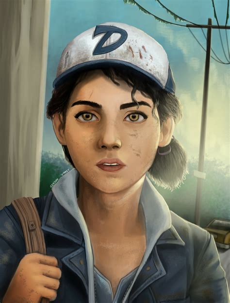 ArtStation - The Walking Dead Final Season - Clementine Fan Art