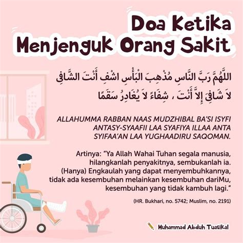 Doa Menjenguk Orang Sakit - Homecare24