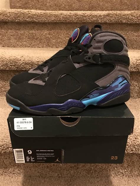 Air Jordan Retro 8 Aqua SZ 9 | Kixify Marketplace