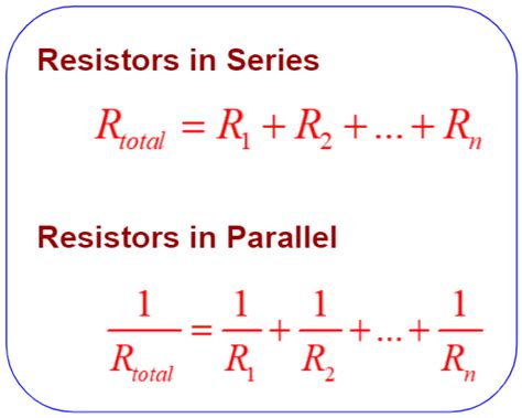 Resistance Series Parallel (examples, practicals, results)