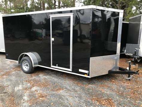 Anvil 7 x 14 Cargo Trailer, Enclosed With Single Axle