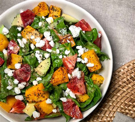 Easy Green Salad Recipe With Blood Orange Vinaigrette - JZ Eats