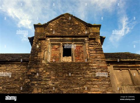 Parker's Farmhouse c.1600. Cow Hill Lane, Rishton, Lancashire Stock ...