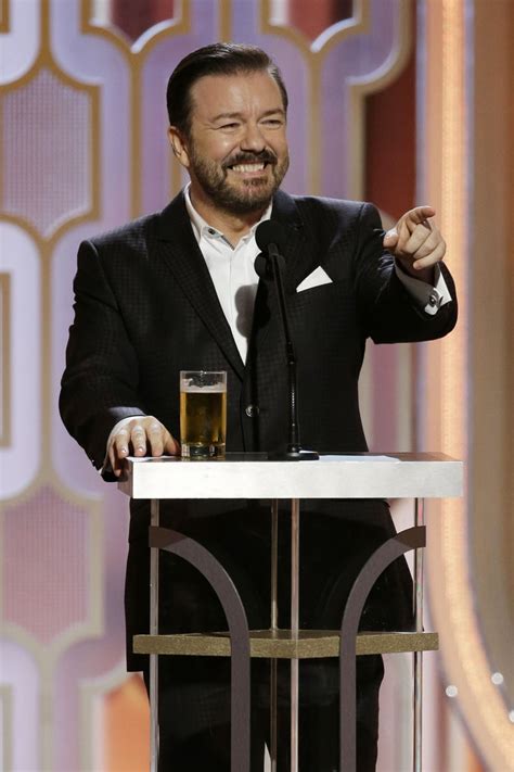 Ricky Gervais's Golden Globes Jokes 2016 | POPSUGAR Entertainment